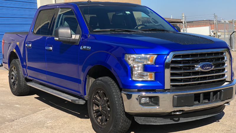 Gloss Berry Blue-color-change-car-vinyl-wrap-knoxville-tennessee front