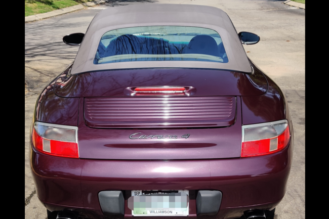 Gloss Black Rose-color-change-car-vinyl-wrap-knoxville-tennessee back