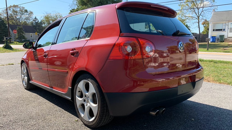 Gloss Burgundy-color-change-car-vinyl-wrap-knoxville-tennessee left back