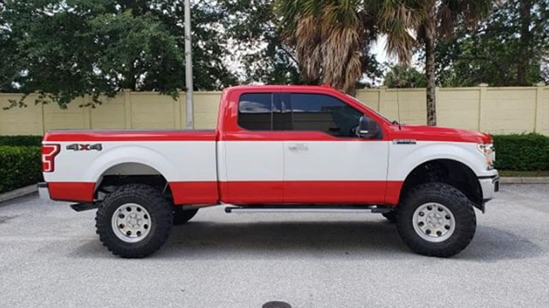 Gloss Carmine Red-color-change-car-vinyl-wrap-knoxville-tennessee right side