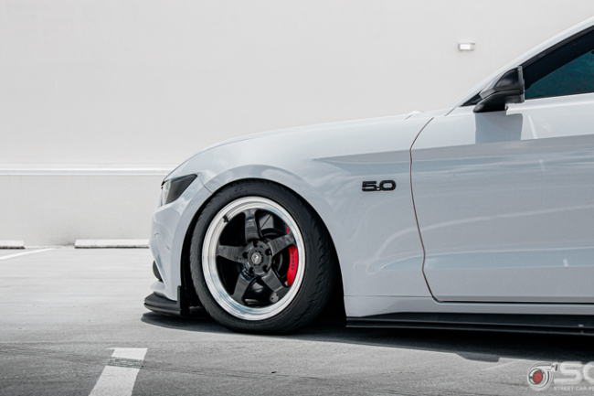 Gloss Light Gray-color-change-car-vinyl-wrap-knoxville-tennessee front left