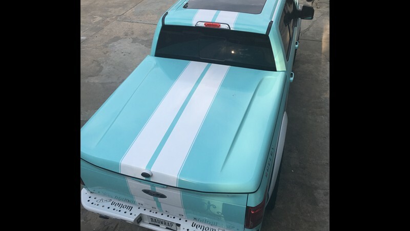 Gloss Mint Blue-color-change-car-vinyl-wrap-knoxville-tennessee top
