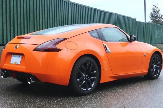 Gloss Orange-color-change-car-vinyl-wrap-knoxville-tennessee back