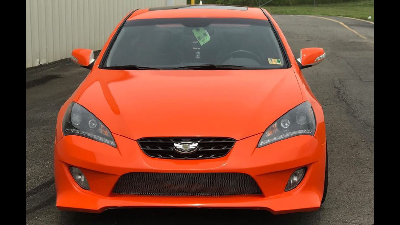Gloss Orange-color-change-car-vinyl-wrap-knoxville-tennessee fronts