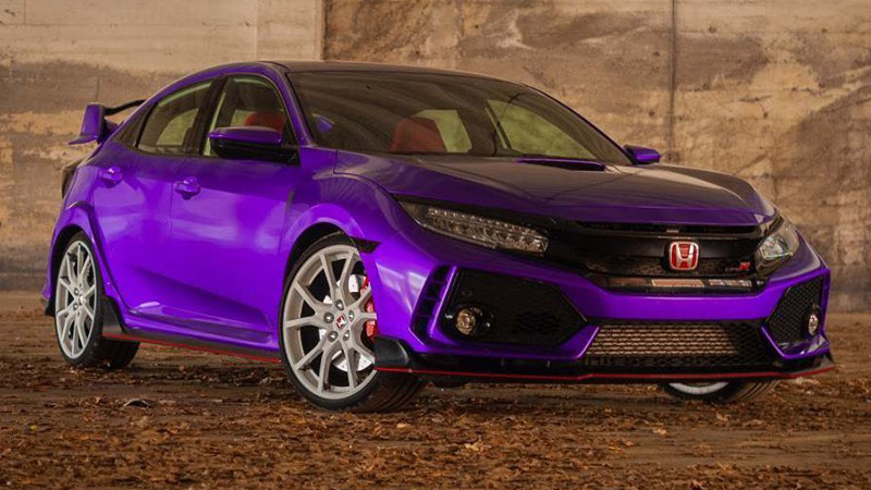 Gloss Passion Purple-color-change-car-vinyl-wrap-knoxville-tennessee right front