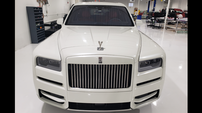 Gloss Pearl White-color-change-car-vinyl-wrap-knoxville-tennessee front