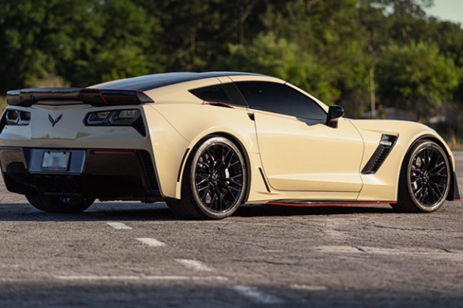 Gloss Sandstorm-color-change-car-vinyl-wrap-knoxville-tennessee back