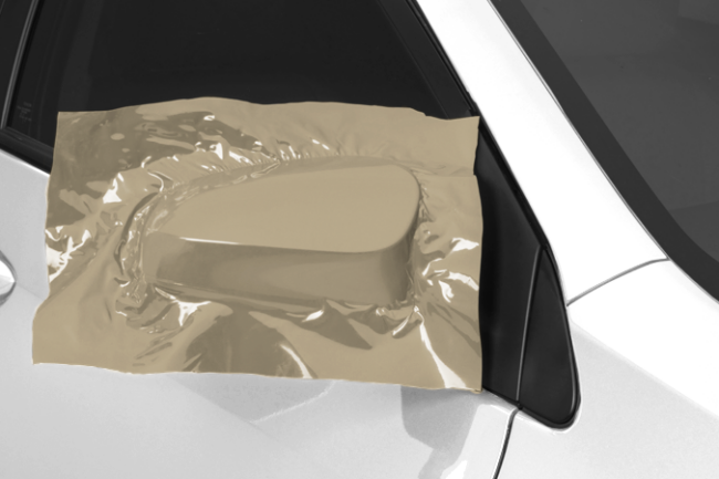Gloss Sandstorm-color-change-car-vinyl-wrap-knoxville-tennessee side mirror