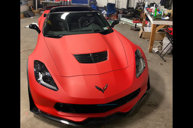 Full Vinyl Car Wraps Concord | GNJ Auto Graphics | Matte Carmine Red