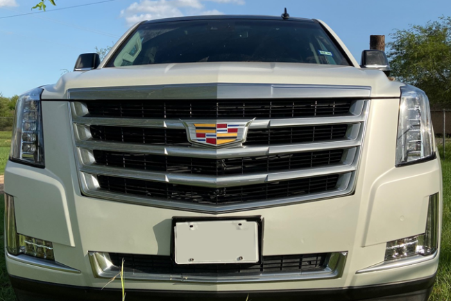 Satin Pearl White-color-change-car-vinyl-wrap-knoxville-tennessee front