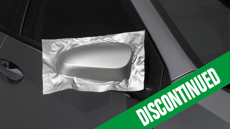 Satin Silver Aluminum-color-change-car-vinyl-wrap-knoxville-tennessee side mirror